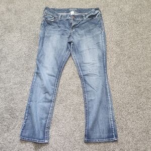 Maurices Women's Boot Cut Jeans in Blue Size 15/16 Long